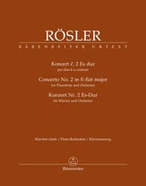 Concerto No. 2 in E-flat Major piano sheet music cover